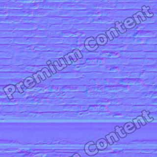 seamless wall brick normal mapping 0001